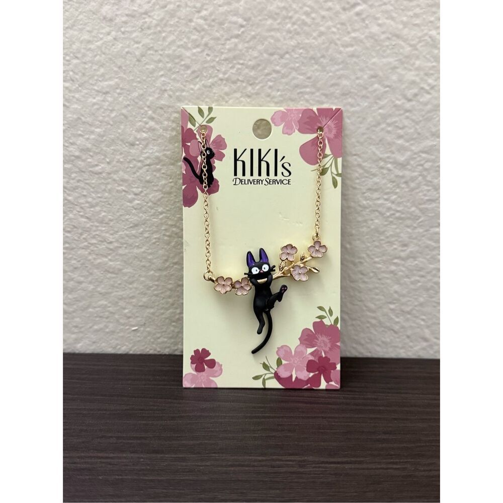 Studio Ghibli Kiki's Delivery Service Jiji Hanging Necklace